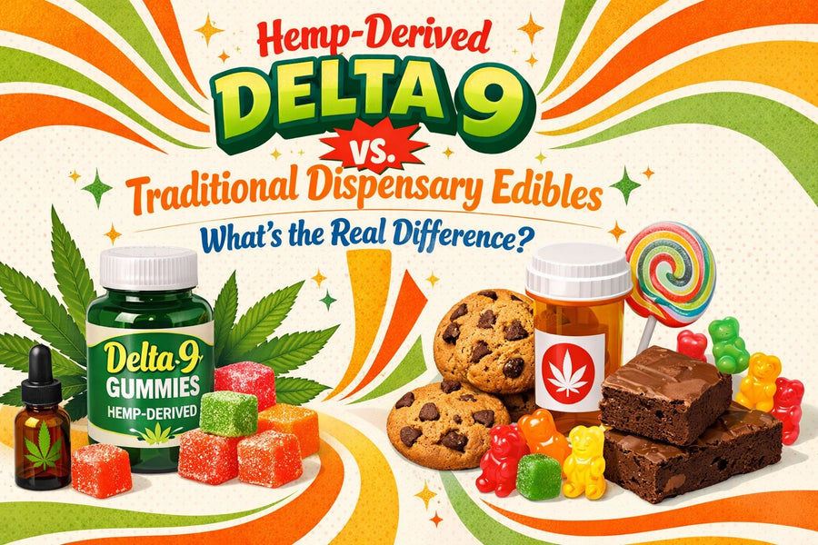 Hemp-Derived Delta 9 vs. Traditional Dispensary Edibles: What’s the Real Difference?