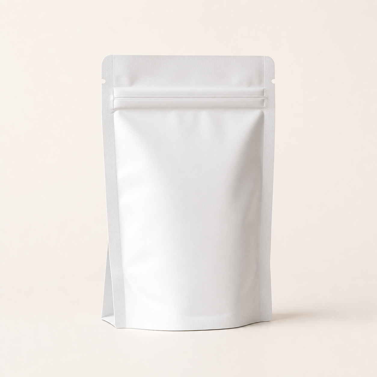 1/8 Ounce Child Resistant Bags All White 4"x5"+2" - 1,000 Count